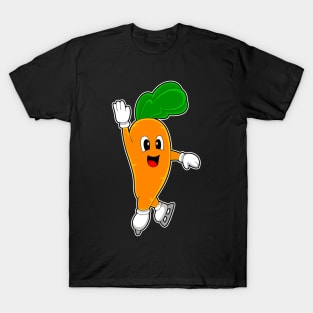 Carrot Ice skating Ice skates Winter sports T-Shirt